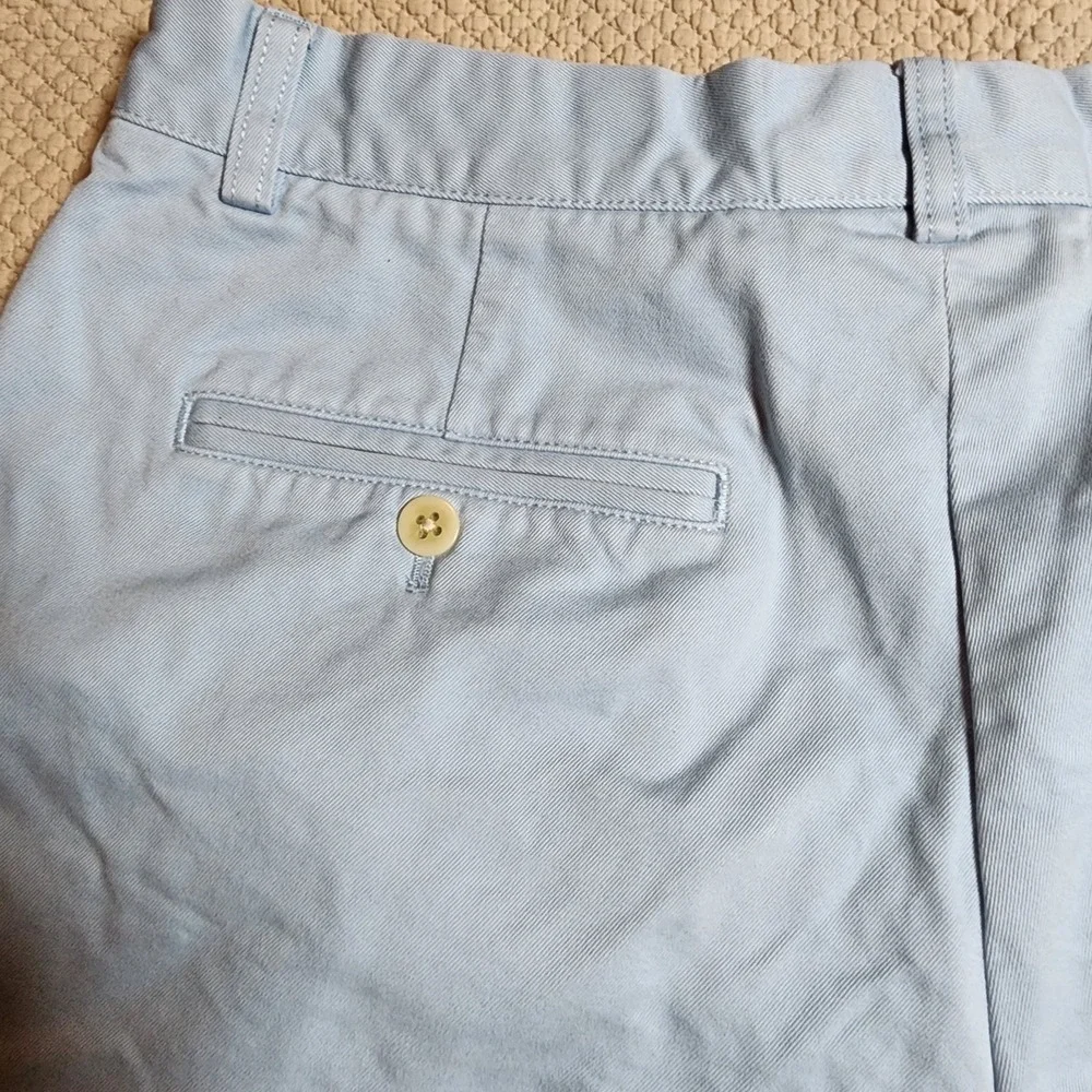 Vineyard Vines By Shep & Ian Chino Shorts Mens 33 Light Blue Regular Fit Pocket